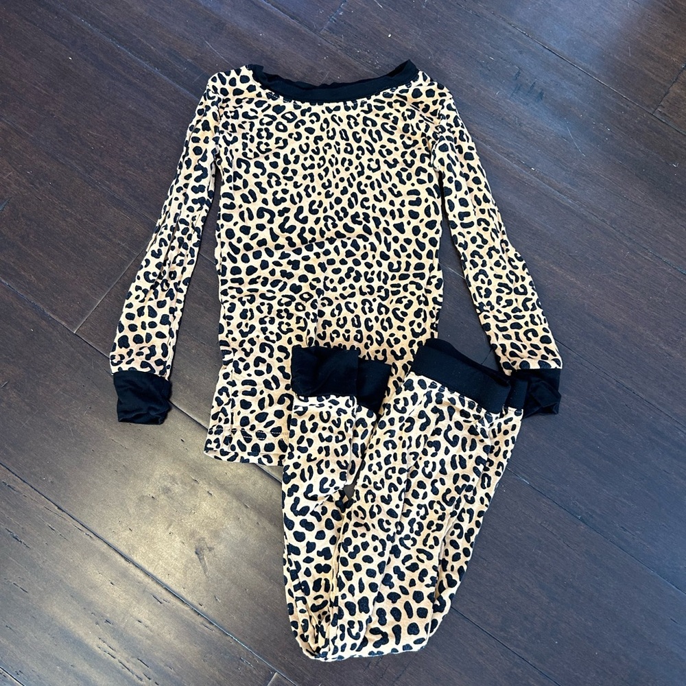 Little Sleepies Cheetah Print Kids Pajama Set